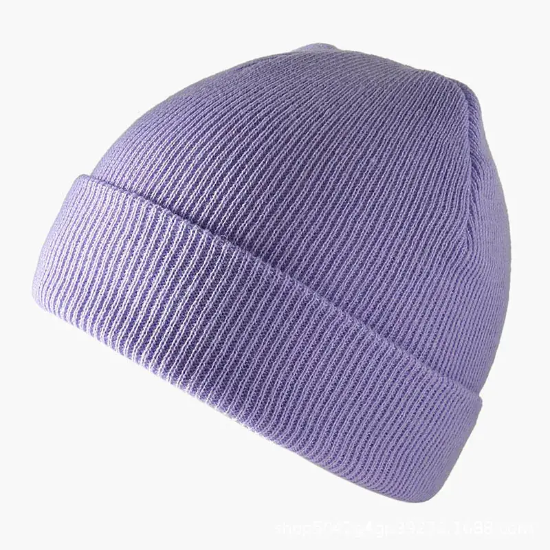 THUG LIFE Wool Knitted Beanie Cap Black Embroidered