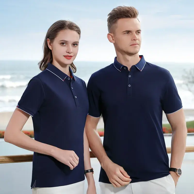 Blue Ice Ionic Polo Shirt for Men Women - Image 14