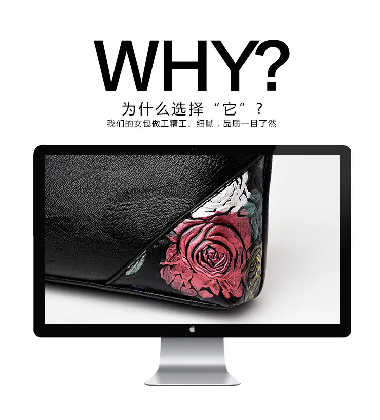 Black Embroidered Coin Clutch Bag for Women — feature 5