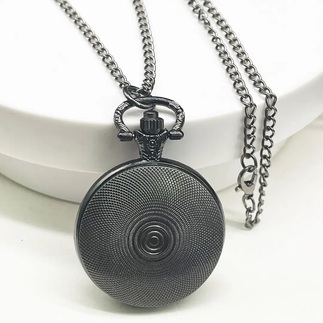 Ready Stock, Quick Delivery, Medium Size Map, Flip-Top Retro Pocket Watch, Kidsren's Watch, DIY Necklace Watch, Student Watch, Wholesale with Pictures