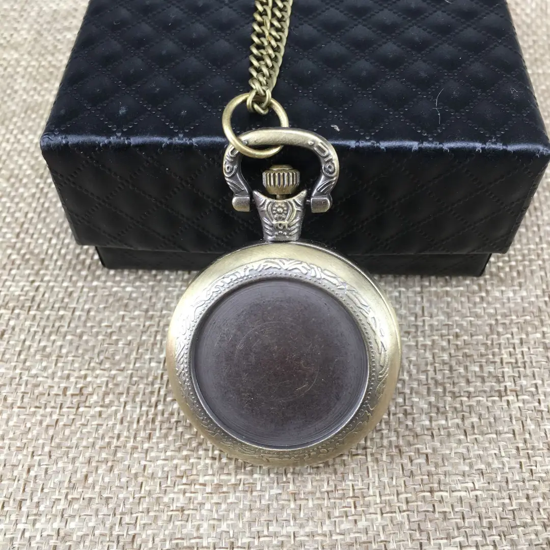 Ready Stock, Quick Delivery, Medium Size Map, Flip-Top Retro Pocket Watch, Kidsren's Watch, DIY Necklace Watch, Student Watch, Wholesale with Pictures