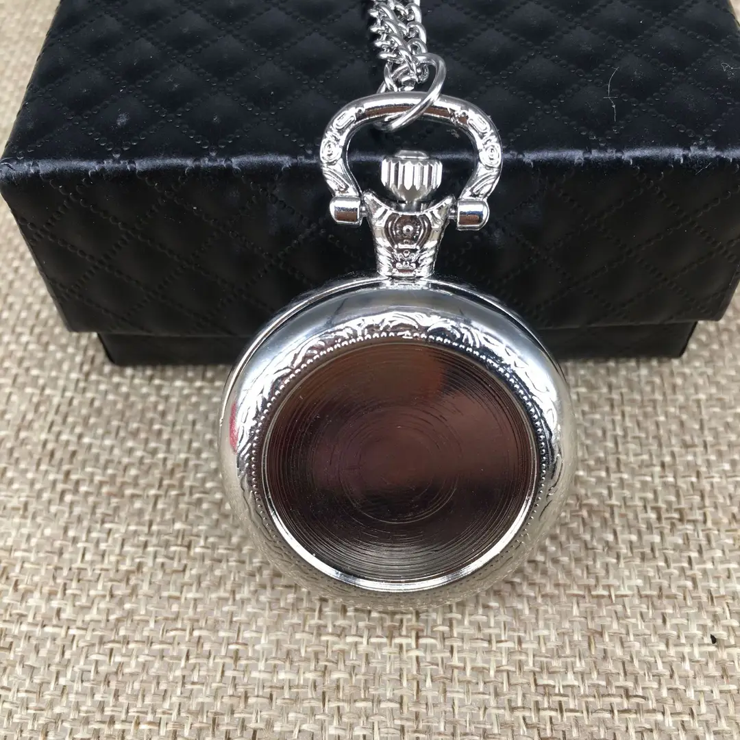 Ready Stock, Quick Delivery, Medium Size Map, Flip-Top Retro Pocket Watch, Kidsren's Watch, DIY Necklace Watch, Student Watch, Wholesale with Pictures