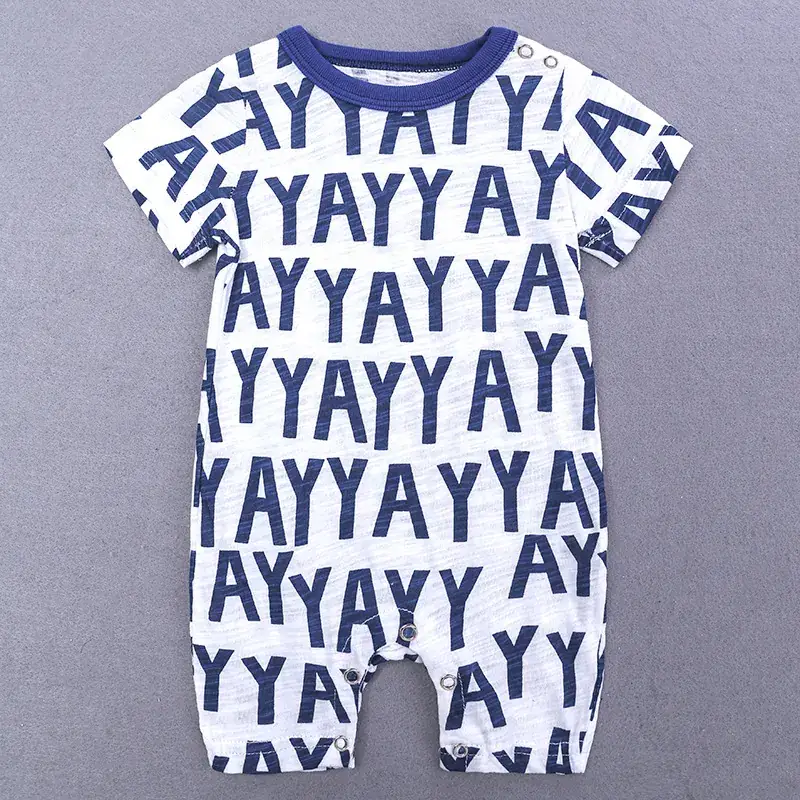 Baby Bear Print Shorts Suit for Newborns White Black Grey - Image 8