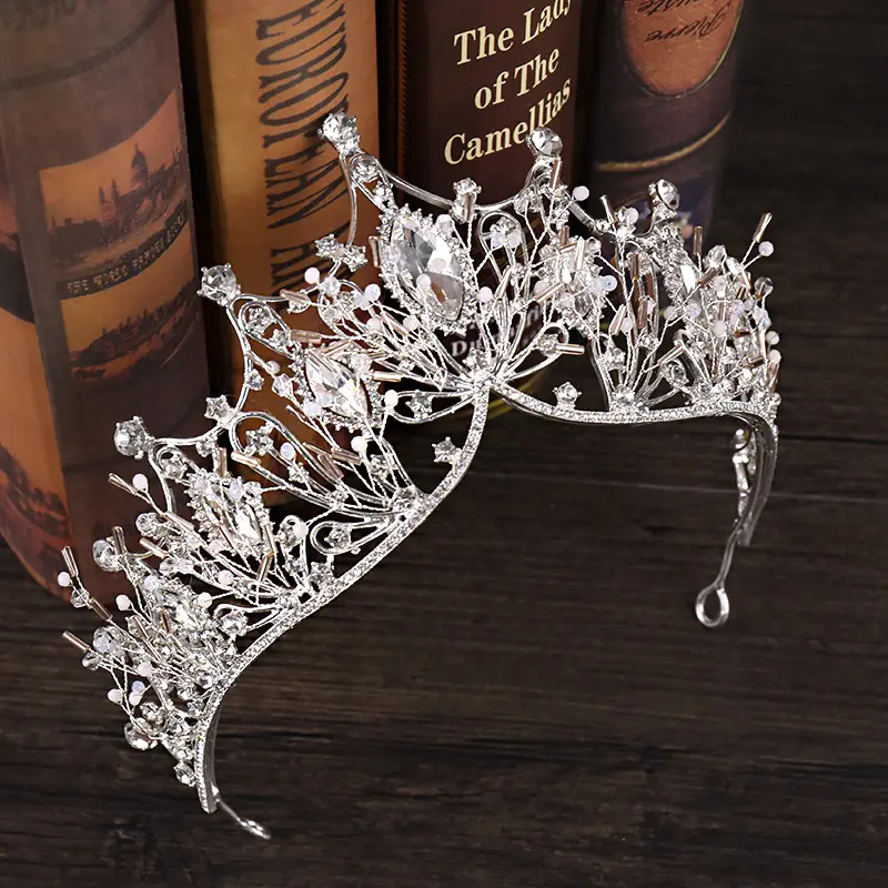 Crystal Princess Crown for Bridal Wedding Hairband - Image 6
