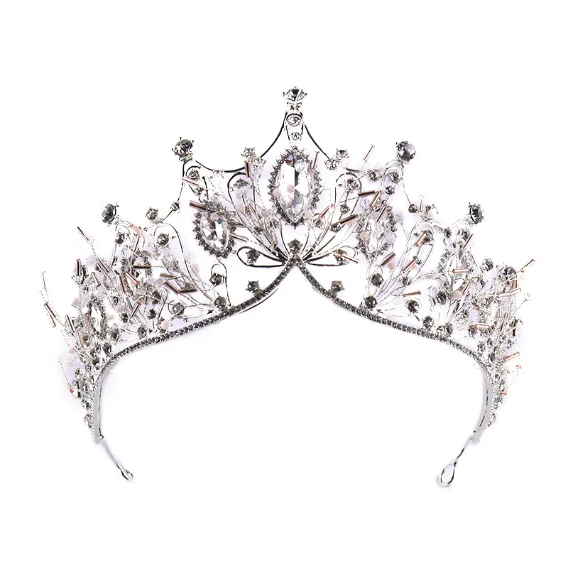 Crystal Princess Crown for Bridal Wedding Hairband - Image 8