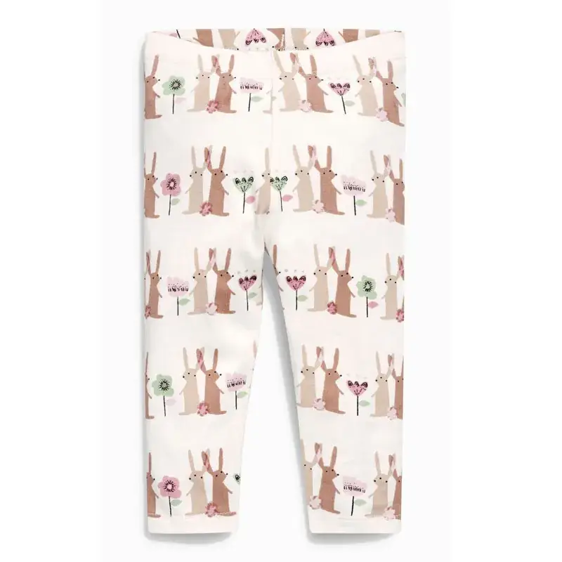 Cartoon Printed Pure Cotton Leggings for Girls