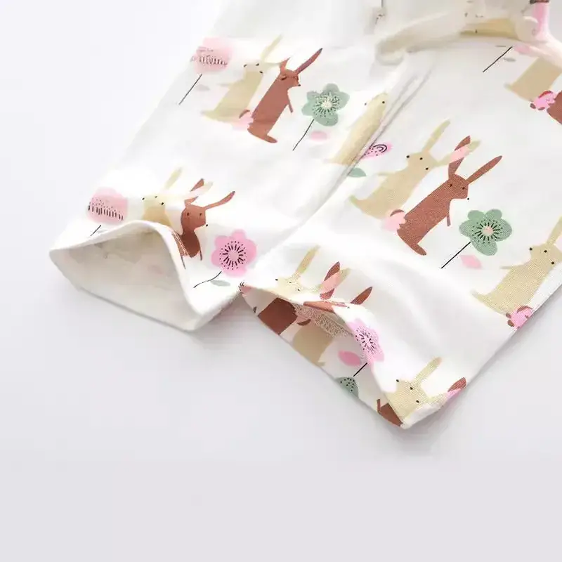Cartoon Printed Pure Cotton Leggings for Girls