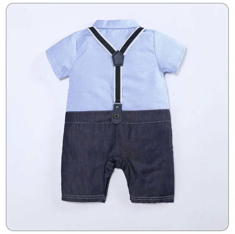 Baby Boys Short Sleeve Bow Tie Summer Suit — feature 20