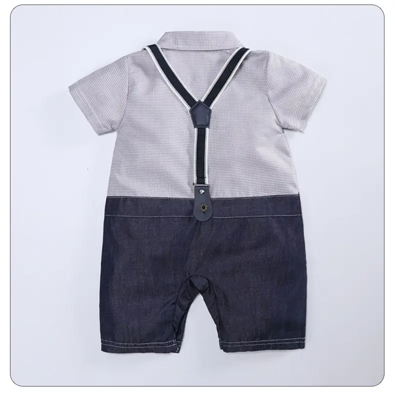 Baby Boys Short Sleeve Bow Tie Summer Suit — feature 21