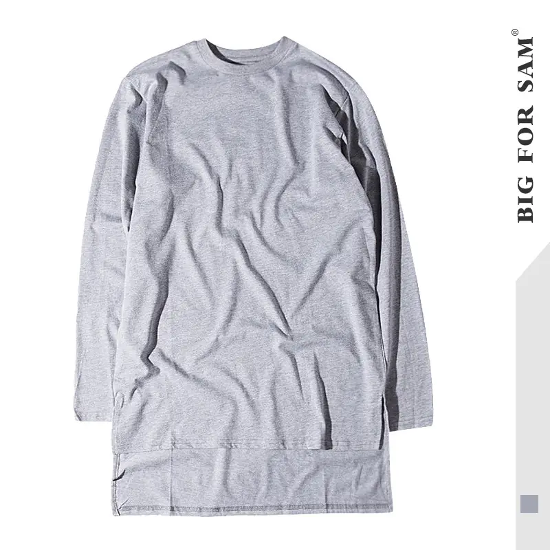 Men Grey Cotton T-Shirt Dovetail Base Round Neck - Image 4