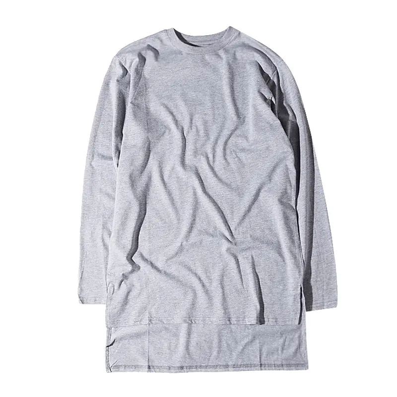 Men Grey Cotton T-Shirt Dovetail Base Round Neck - Image 2