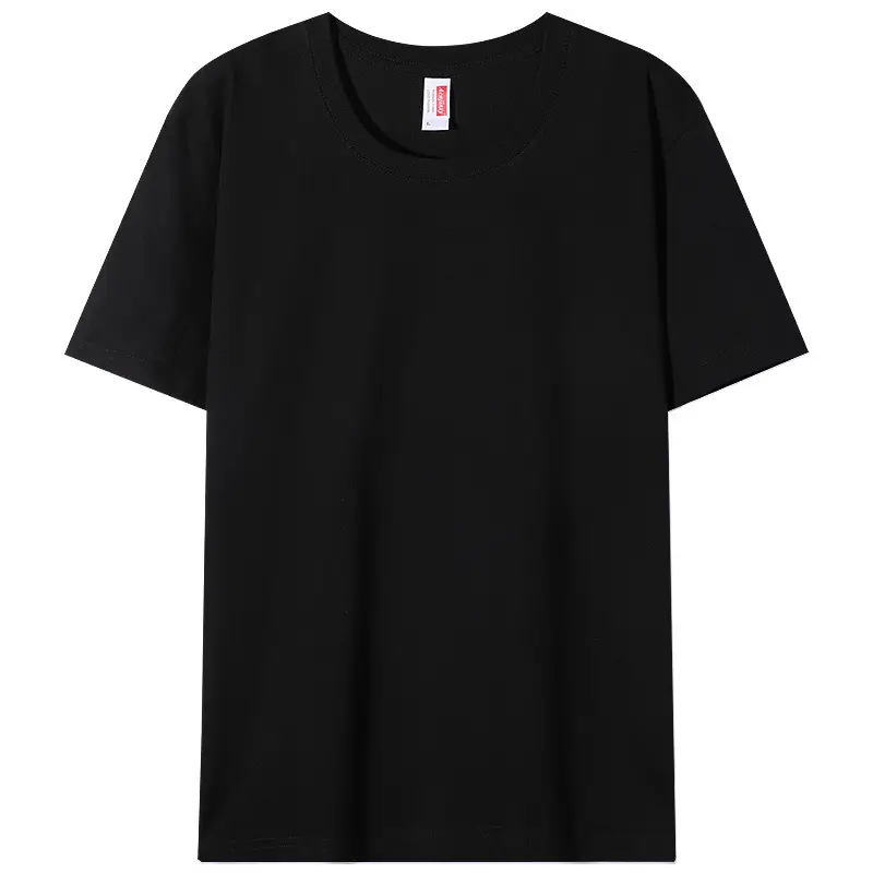Men Grey Cotton T-Shirt Round Neck Short Sleeve - Image 3