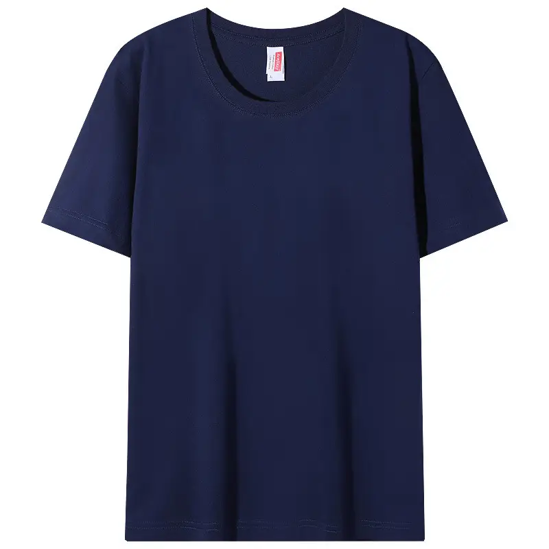 Men Grey Cotton T-Shirt Round Neck Short Sleeve - Image 6