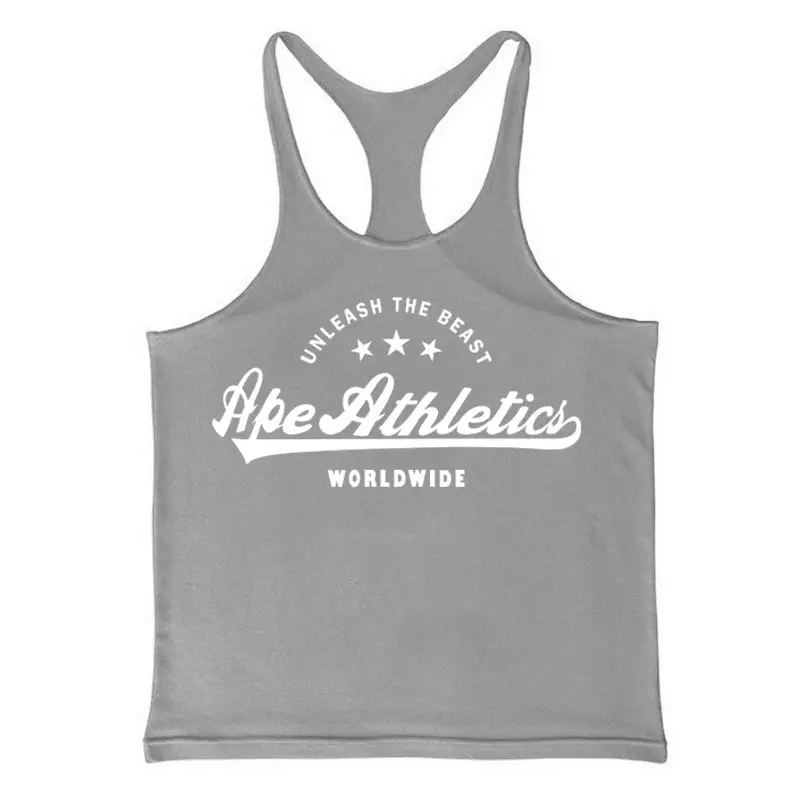 Blue Cross-Border APE Men's Fitness Vest - Image 4