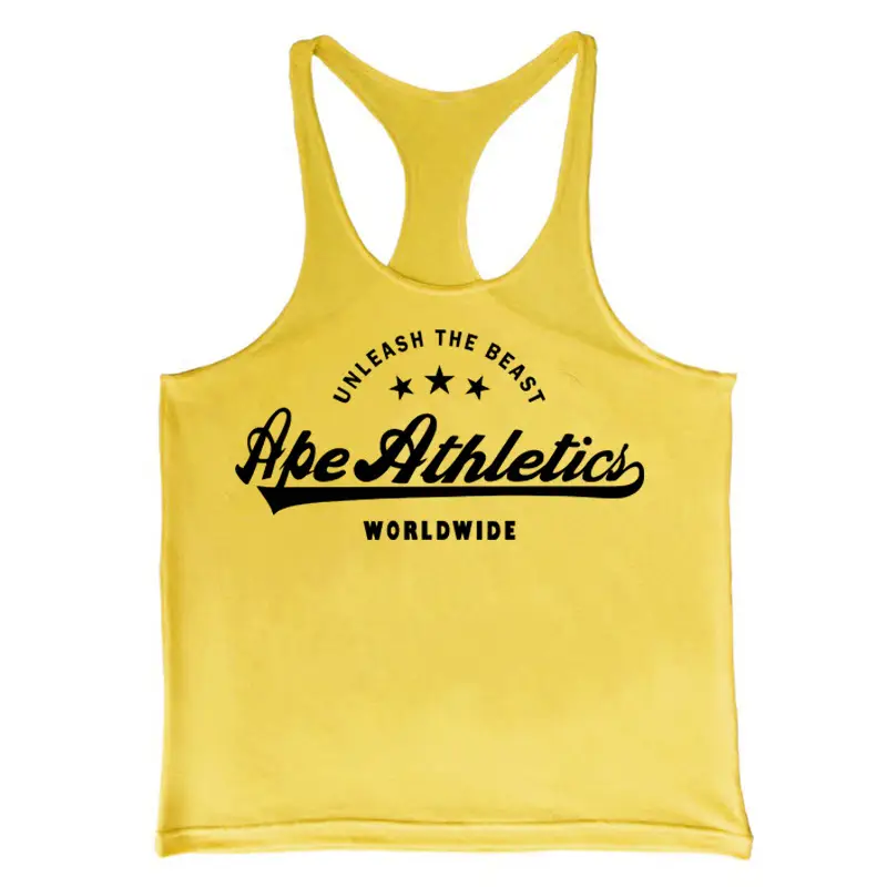 Blue Cross-Border APE Men's Fitness Vest - Image 2