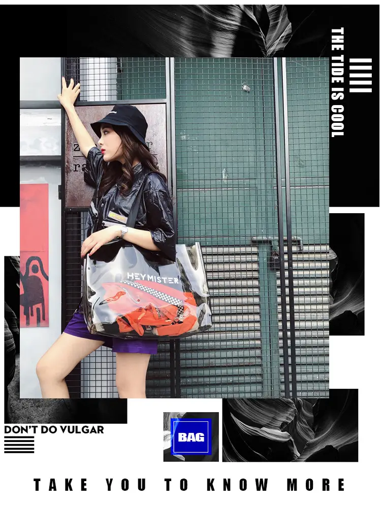 Summer Women's High-end Jelly Tote Bag Large Capacity — feature 2