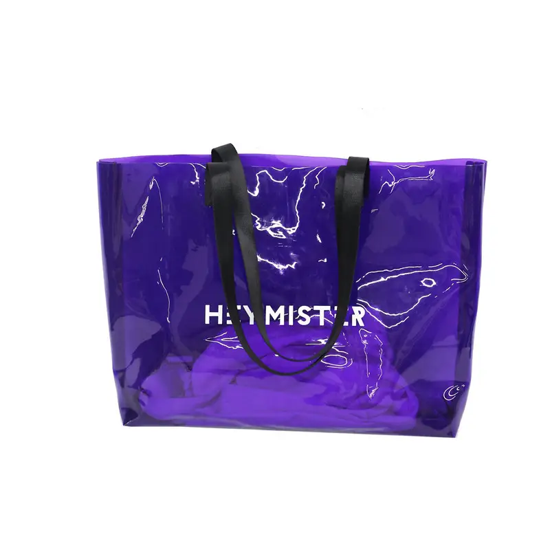 Summer Women's High-end Jelly Tote Bag Large Capacity