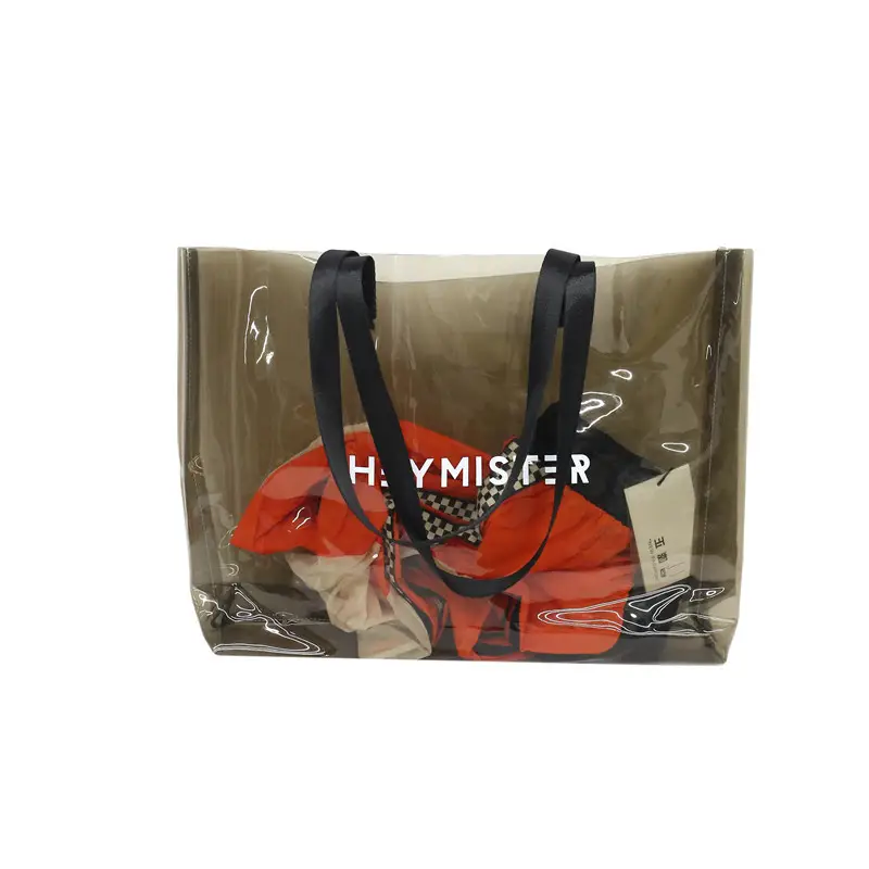 Summer Women's High-end Jelly Tote Bag Large Capacity