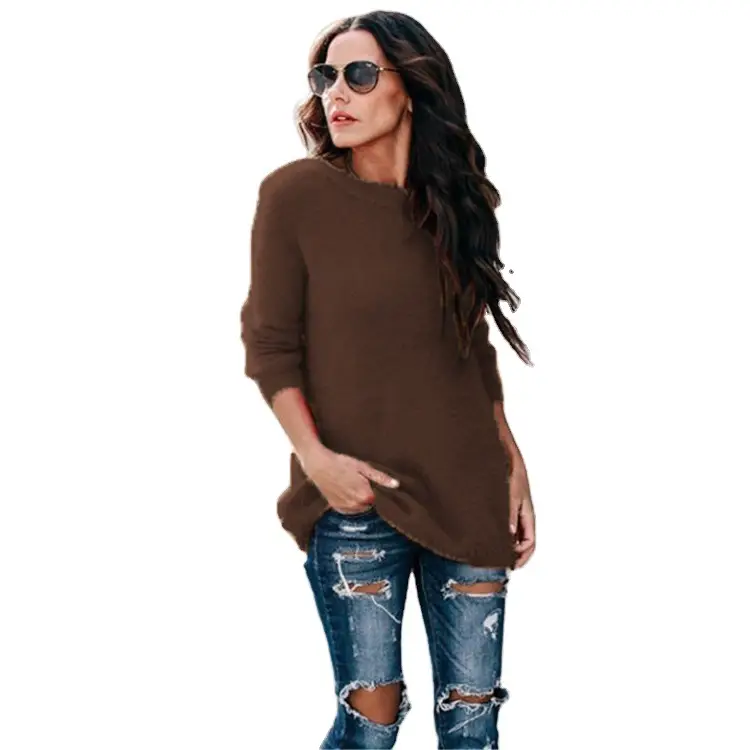 2024 Autumn Knitted Pullover Sweaters Women European American - Image 19