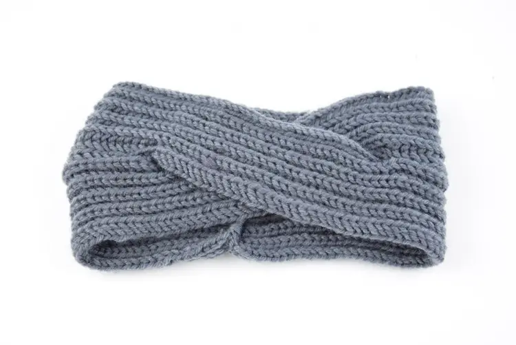 Women's Hot Crossover Hair Band Teal European American Bohemian - Image 5