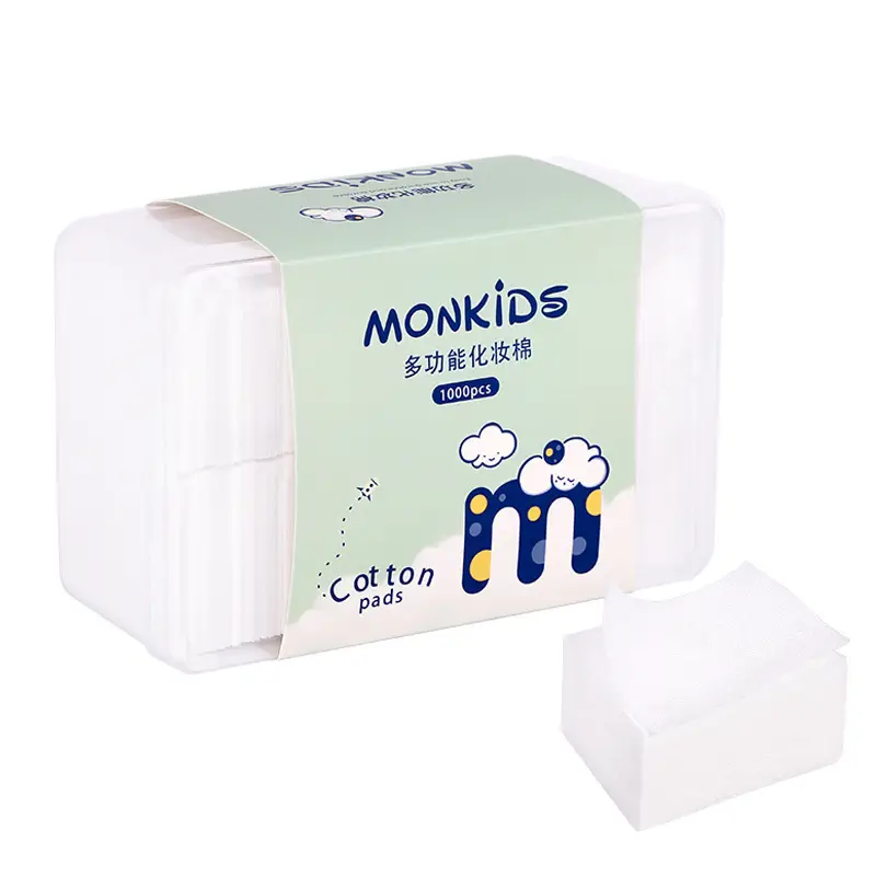 Moe Bai Than Cosmetic Cotton 1000 Boxed Non-Woven Beauty Remover - Image 5