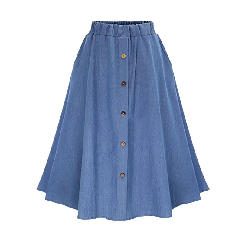 2024 Denim Loose Skirt Extra Large Fat mm 100kg - Image 14