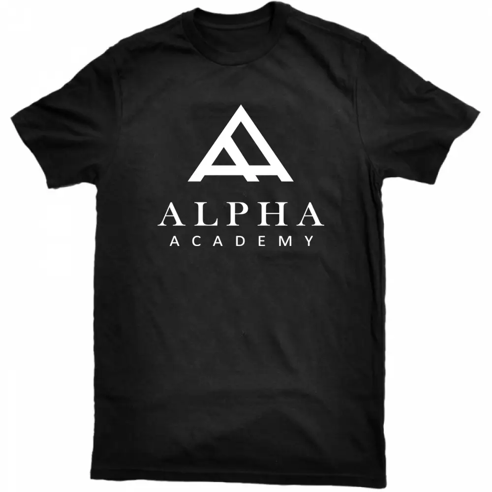 Alpha Academy Men's Black Gym T-Shirt