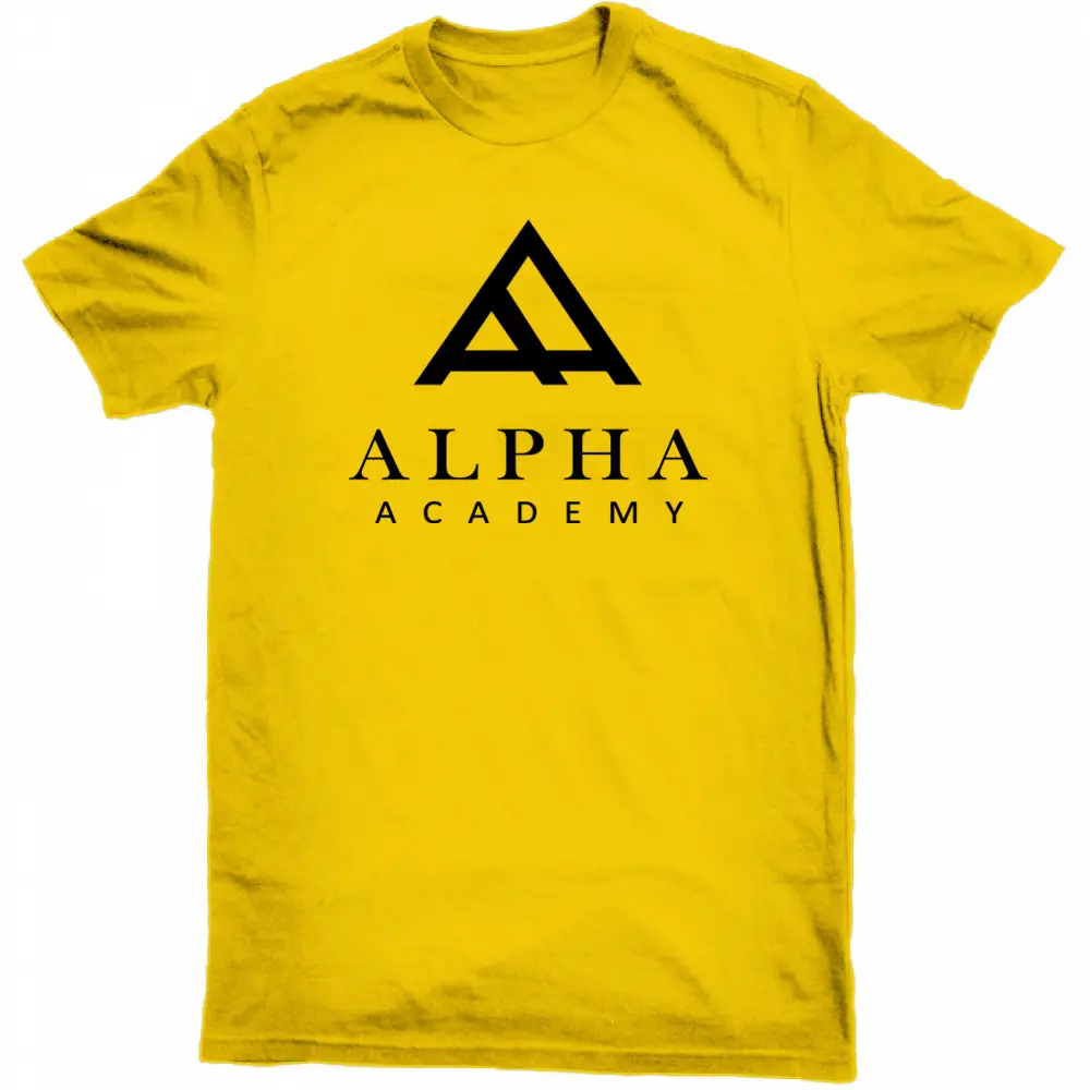 Alpha Academy Men's Black Gym T-Shirt