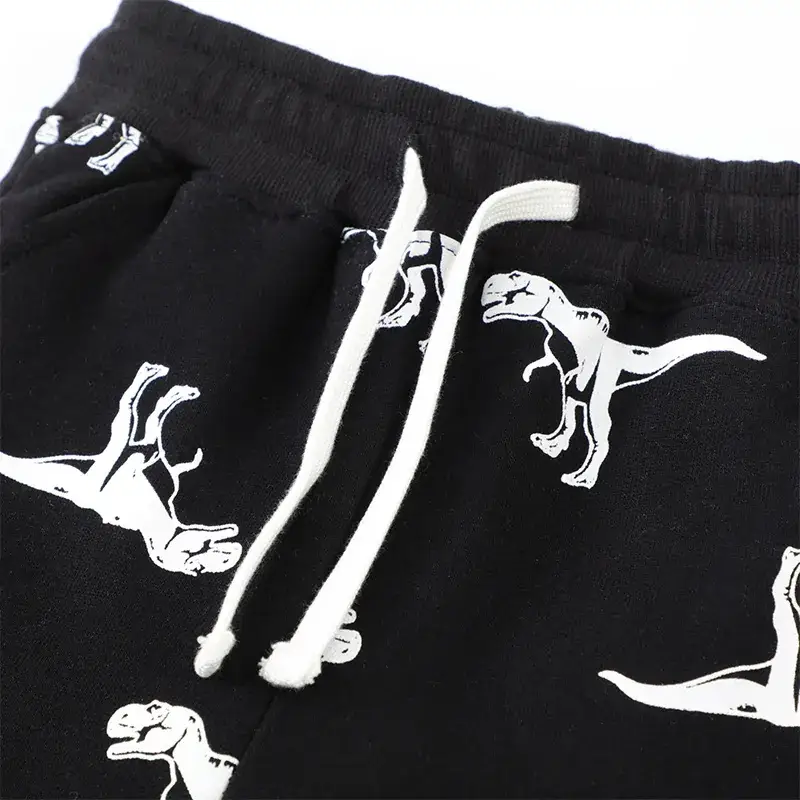 Kids Dinosaur Pants Black Sweatshirt Set Small Medium - Image 4