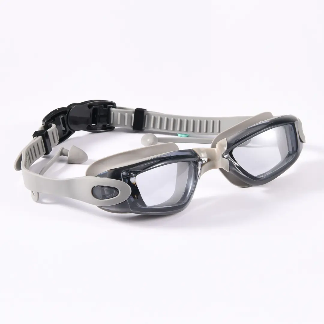 Cross-Border High-Definition Swimming Goggles, Anti-Fog, Eye-Proof, Silicone Myopia Glasses, Waterproof Swimming Equipment, Electroplated Swimming Goggles Wholesale