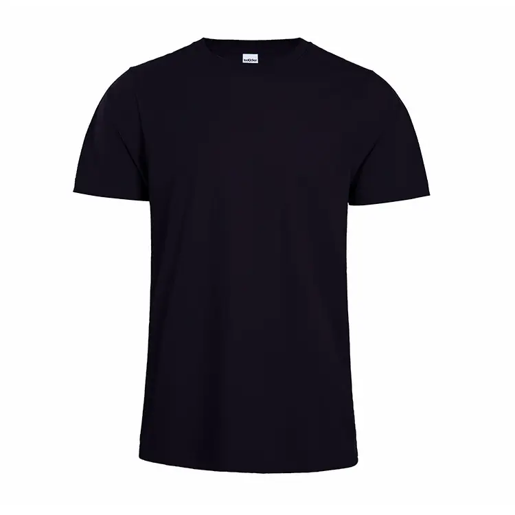 Orange Cotton Short Sleeve T-Shirt for Men