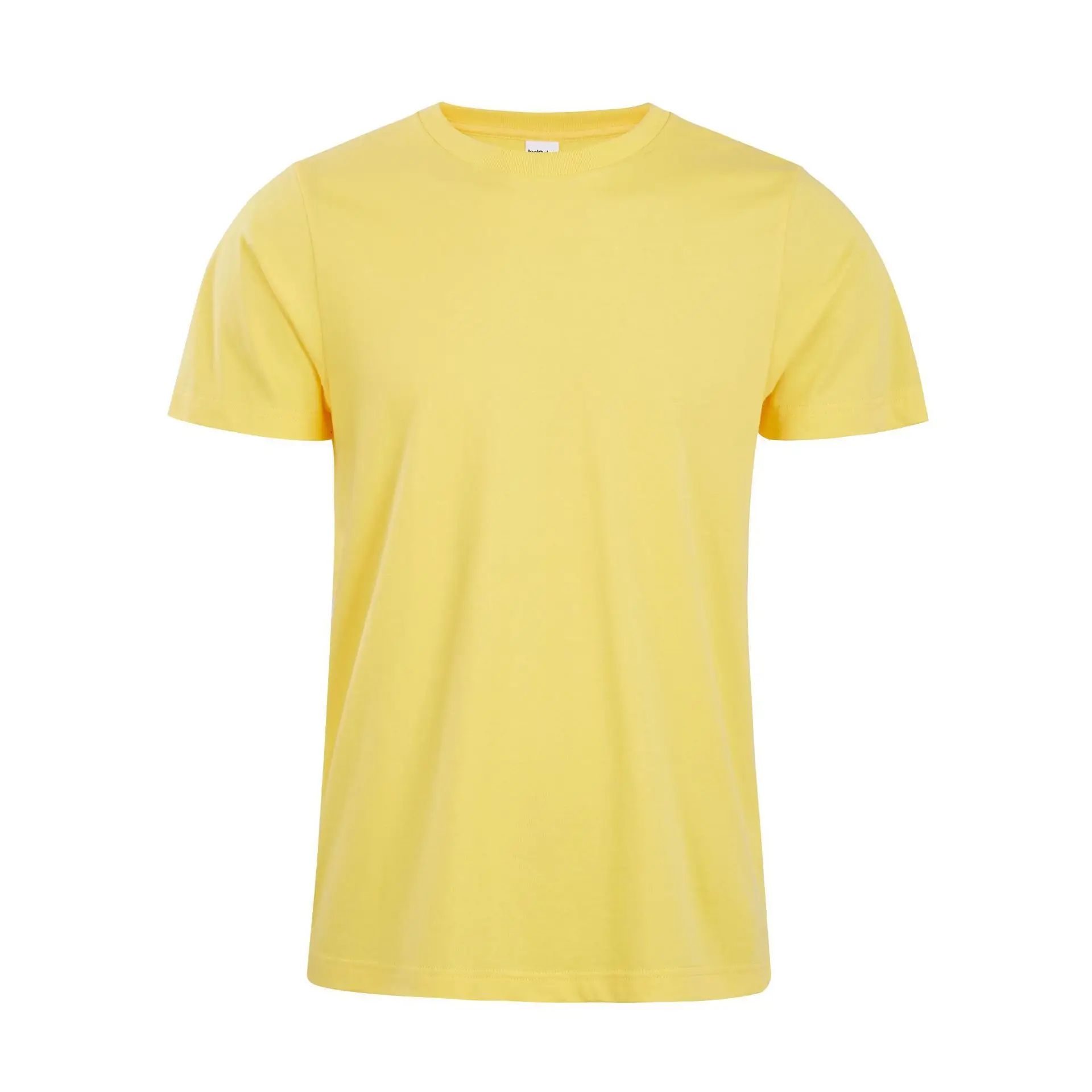 Orange Cotton Short Sleeve T-Shirt for Men