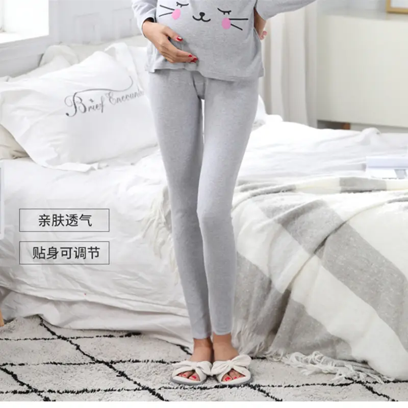 Pregnant Women's Cotton Padded Pajamas Pants - Image 8