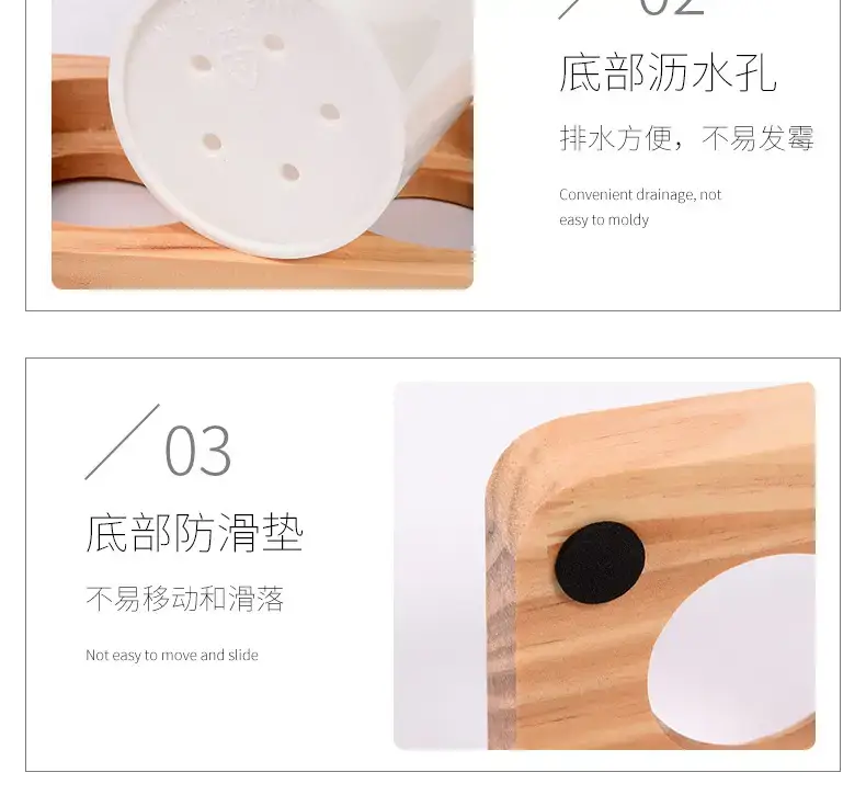 Cross-Border Pine Base Chopstick Barrel Storage Box — feature 12
