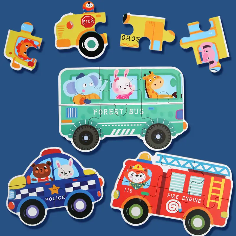 Children's Animal Jigsaw Puzzle 6-in-1 3-6Yrs - Image 24