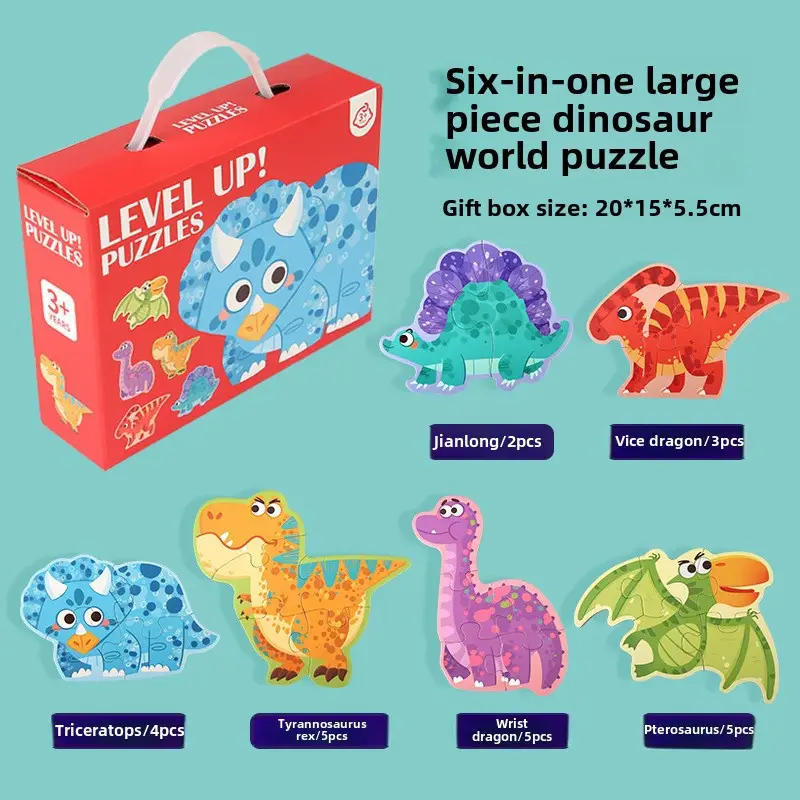 Children's Animal Jigsaw Puzzle 6-in-1 3-6Yrs - Image 13