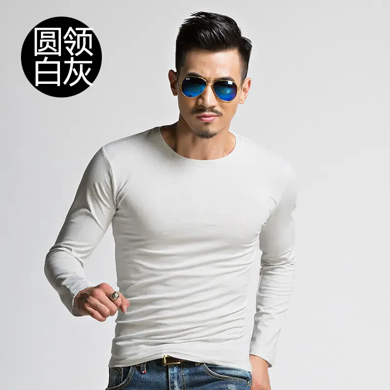 Men's Black Military T-Shirt Long Sleeve Winter