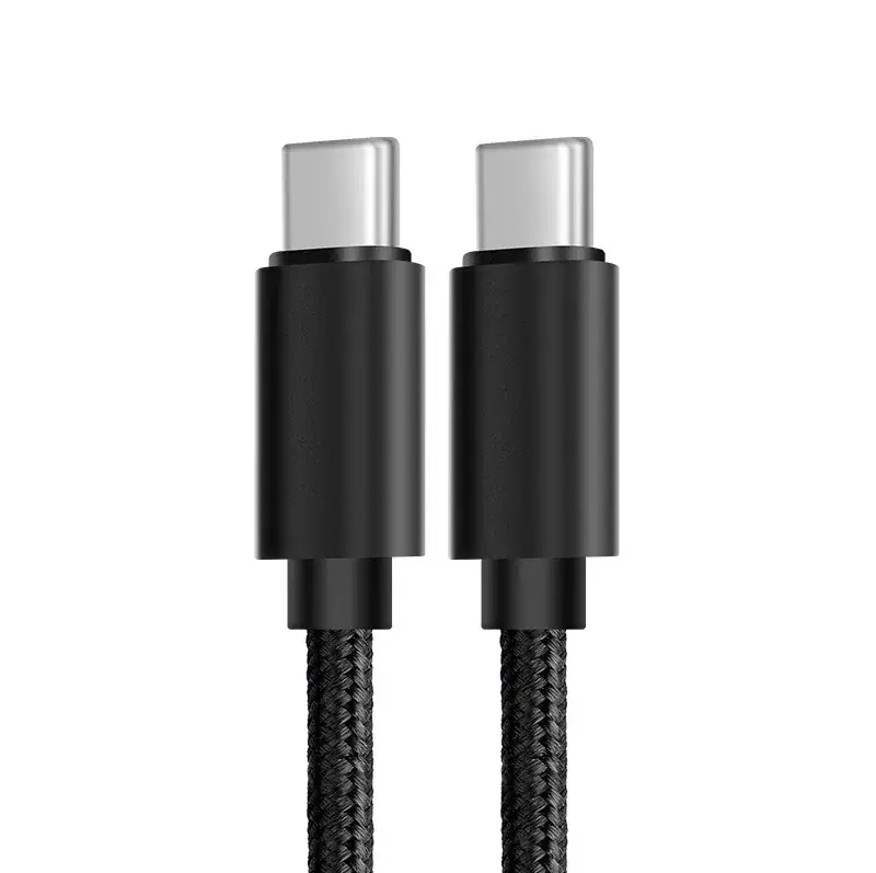 Fast Charging Cable 65W Type-C Braided Black