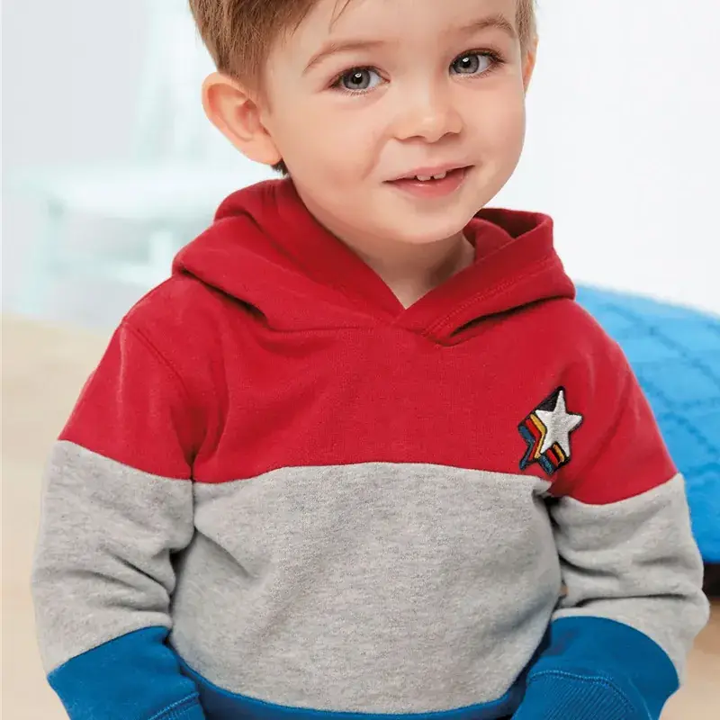 Kids Black Graphic Sweatshirt Long Sleeve Terry Cloth - Image 25