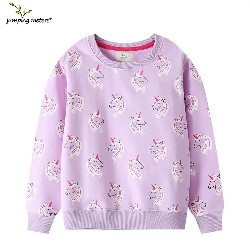 Kids Black Graphic Sweatshirt Long Sleeve Terry Cloth - Image 20