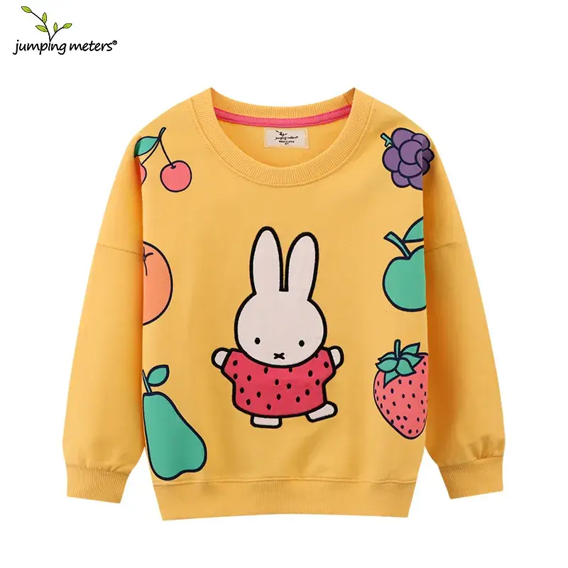 Kids Black Graphic Sweatshirt Long Sleeve Terry Cloth - Image 21