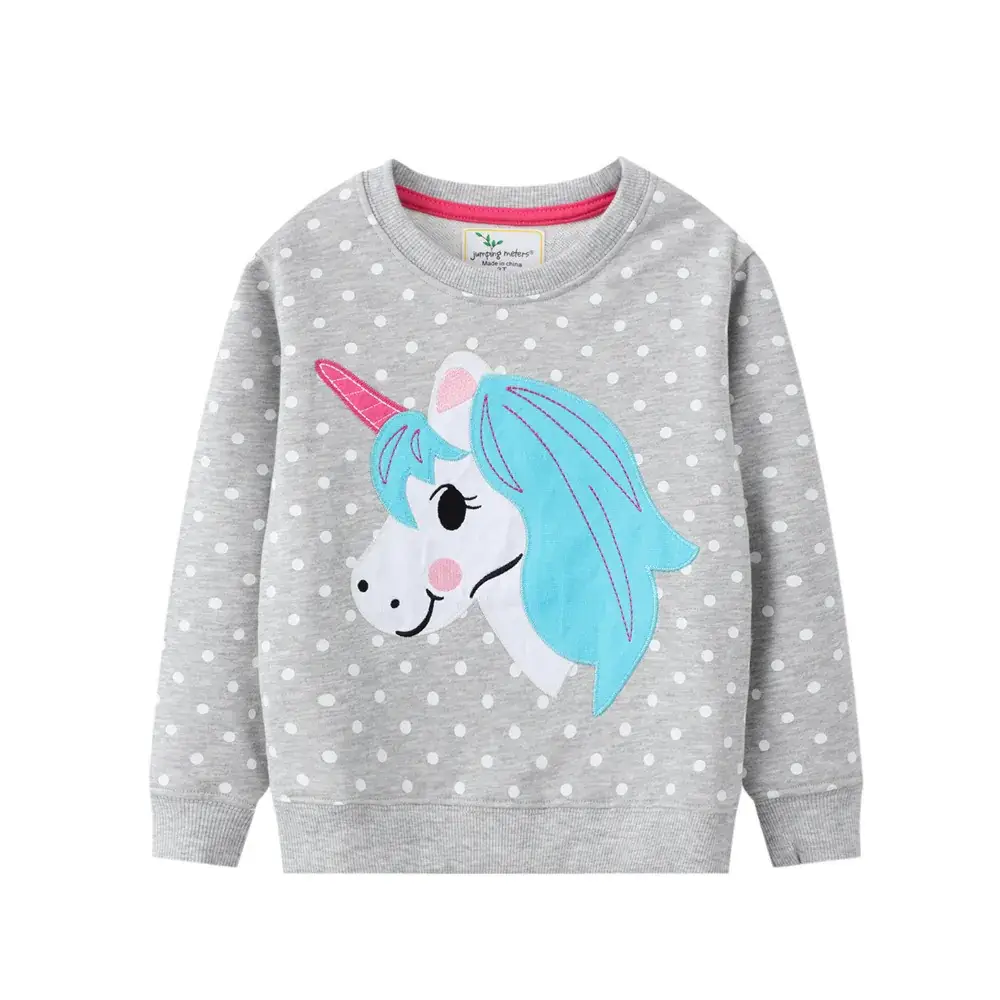 Kids Black Graphic Sweatshirt Long Sleeve Terry Cloth - Image 23