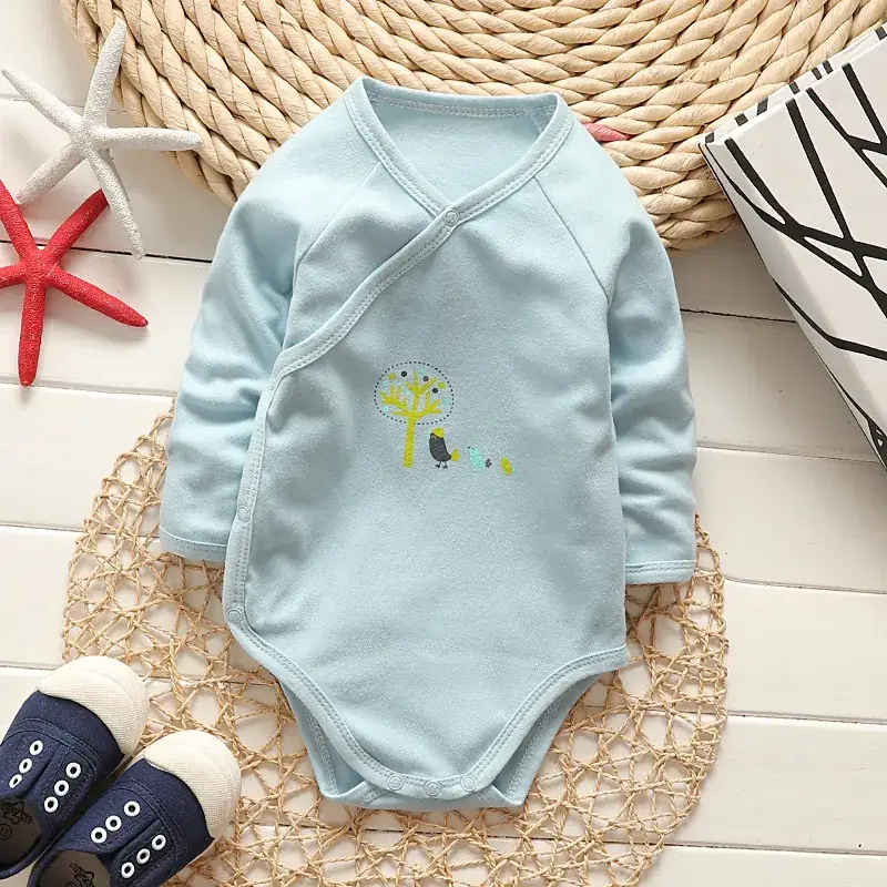 Baby Cotton Fart Design Long Sleeve Bodysuit White - Image 9