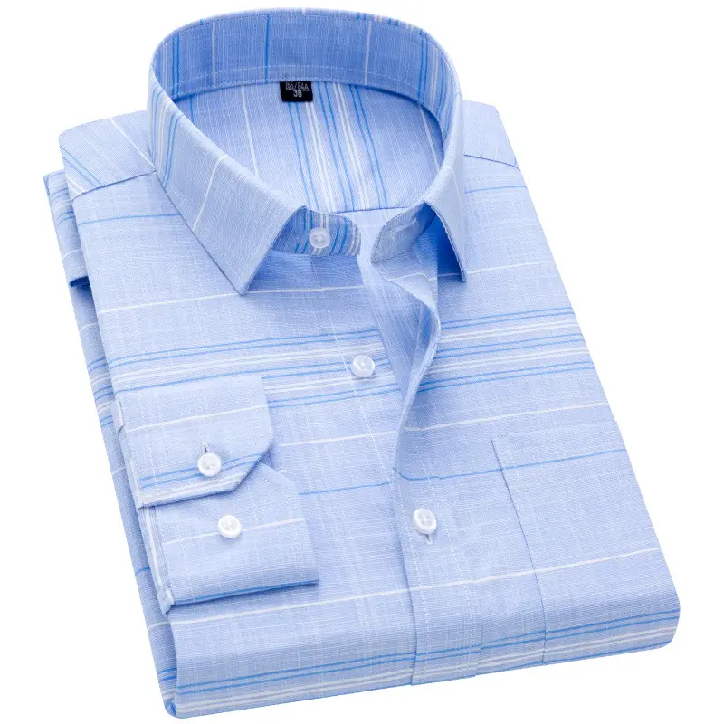 Men's Pink Plaid Button-Up Shirt Premium Quality - Image 12