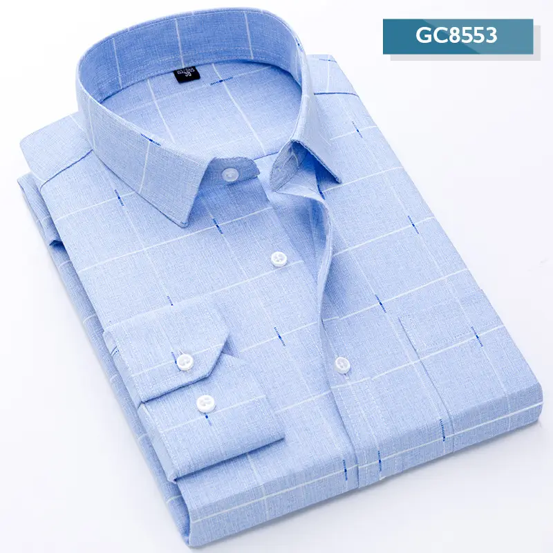 Men's Pink Plaid Button-Up Shirt Premium Quality - Image 2