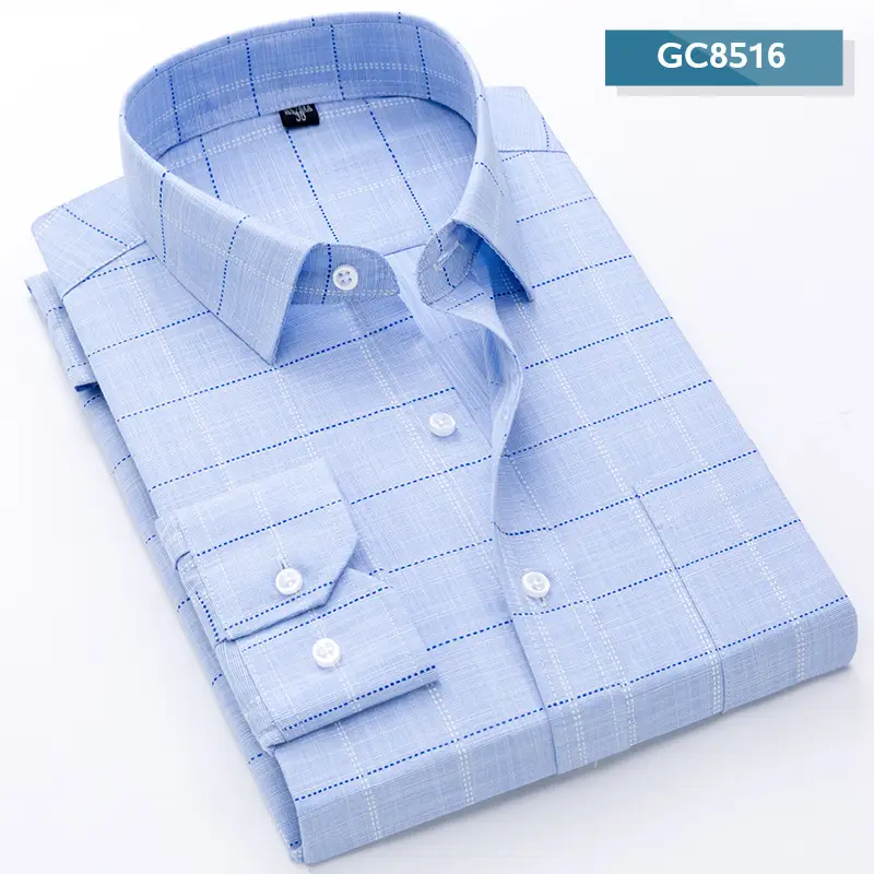Men's Pink Plaid Button-Up Shirt Premium Quality - Image 4