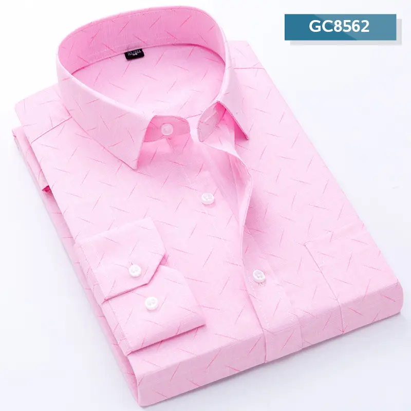 Men's Pink Plaid Button-Up Shirt Premium Quality - Image 7