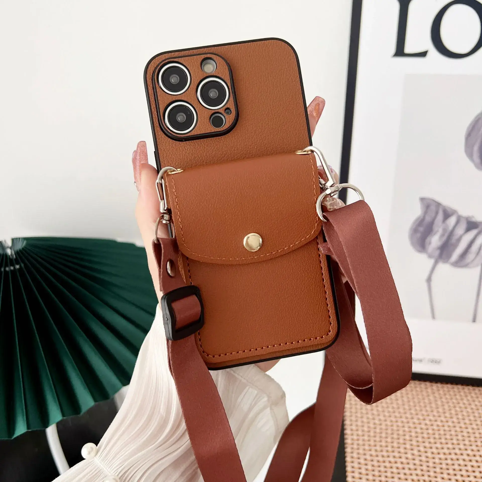 15 Crossbody Phone Case iPhone 14 Pro Max Black - Image 7