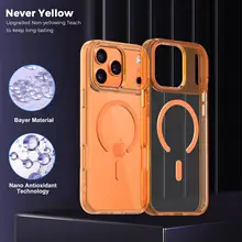 Magnetic Phone Case iPhone15 Ultra Drop Resistant Black Silver Carbon Fiber — feature 17