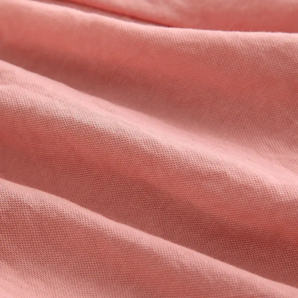 2024 Pink Bow Girls Cotton Linen Shorts Set - Image 4